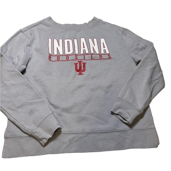 Pro Edge Tops - Indiana‎ Hoosiers gray and red pullover sweatshirt women’s small 4-6